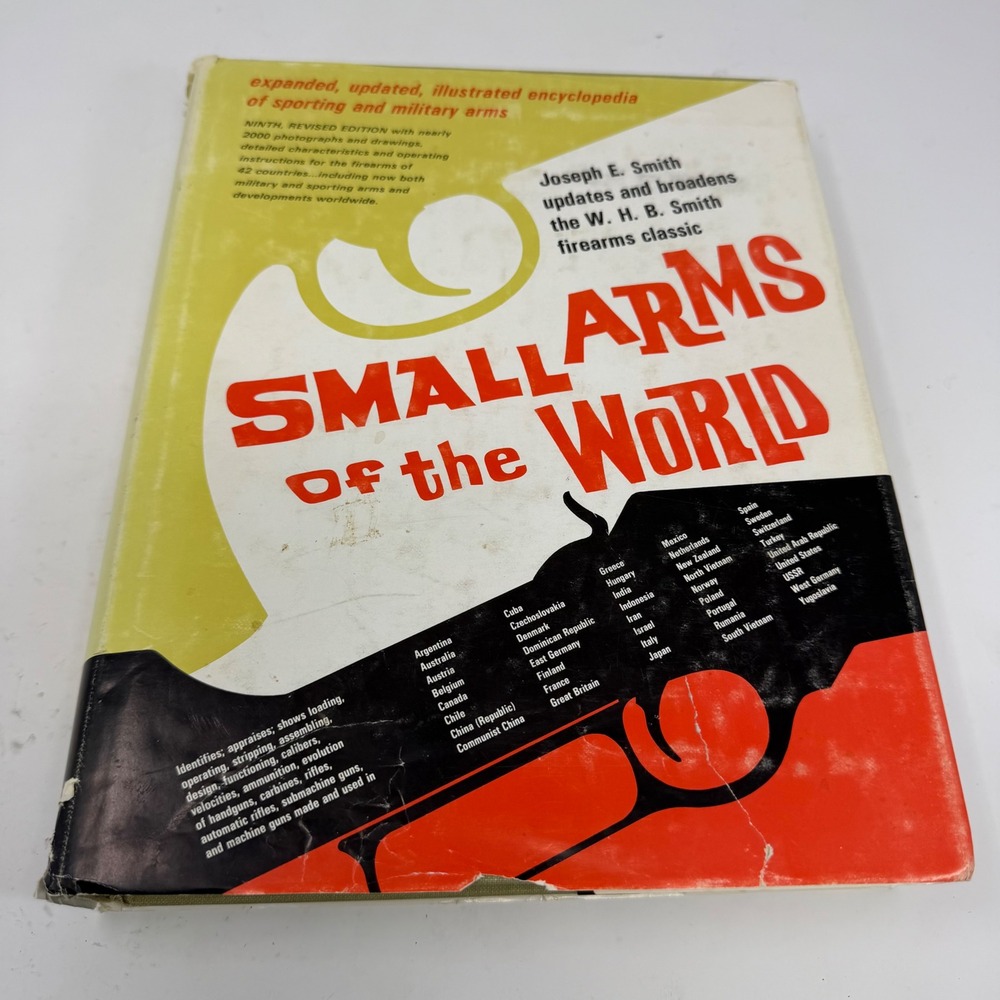 Small Arms of the World 9th Edition Joseph E Smith 1969 Stackpole Hardcover